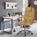 Commodus Coffee ergonomisk kontorstol i imiteret læder gamer stol gaming På Tilbud