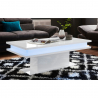 Little Big LED lys lille sofabord 100x55 cm træ blank hvid design bord Rabatter
