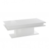Little Big lille sofabord 100x55 cm træ blank hvid Italien design bord Omkostninger