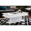 Little Big lille sofabord 100x55 cm træ blank hvid Italien design bord Rabatter