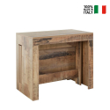 Pratika Wood 90x51-300cm lille moderne træ spisebord med udtræk På Tilbud