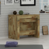 Pratika Wood 90x51-300cm lille moderne træ spisebord med udtræk Mængderabat
