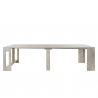 Pratika Pilka 90x51-300cm lille træ grå farvet spisebord med udtræk Udsalg