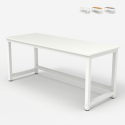 Bridgewhite 160 lille design skrivebord 160x70cm med hvid stel til gaming Omkostninger