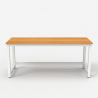 Bridgewhite 160 lille design skrivebord 160x70cm med hvid stel til gaming Mål