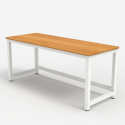 Bridgewhite 160 lille design skrivebord 160x70cm med hvid stel til gaming Pris