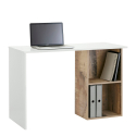Conti Acero lille træ skrivebord 110x50cm smal bordplade med to hylder Udsalg