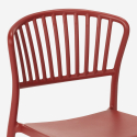 Magus beige havebord sæt: 2 farvede stole og 72x72 cm firkantet bord 