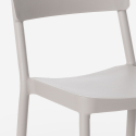 Aminos Dark sort havebord sæt: 2 farvede stole og 80 cm rundt bord 