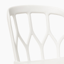 Kento beige havebord møbel sæt: 2 farvede stole og 80 cm rundt bord Egenskaber