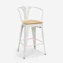 Mason Noix Top Light sæt: 4 farvede barstole og 60x60cm firkantet bord Omkostninger