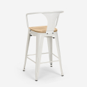 Mason Noix Top Light sæt: 4 farvede barstole og 60x60cm firkantet bord Køb
