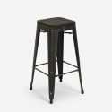 Bent Black barbord sæt: 4 farvede barstole og 60x60 cm sort stål bord Valgfri