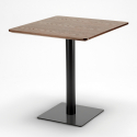 Starter træeffekt cafebord sæt 2 farvede stole og 60cm kvadratisk bord Køb