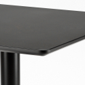 Starter Dark sort cafebord sæt 2 farvede stole og 60cm kvadratisk bord Billig