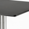 Starter Silver sølv cafebord sæt: 2 stole og 60 cm kvadratisk bord Billig