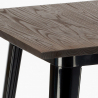 Axel Black sort barbord sæt: 4 farvede barstole og 60x60 cm stål bord Omkostninger