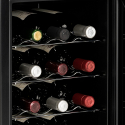 Bacchus XVIII vinkøleskab enkeltzone LED lille vinkøler 18 flasker vin Rabatter