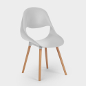 Flocs Light spisebords sæt: 4 stole og 80 x 120 cm firkantet træ bord Pris