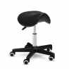 Professional ergonomisk højdejusterbar sadelstol med hjul Tilbud