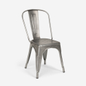 Lloyd spisebords sæt: 4 farvede stole og 120x60 cm sort stål træ bord Køb