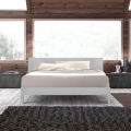 Linz King 160x200 cm halvanden mands seng i træ sengegavl lameller Kampagne