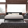 Linz King 160x200 cm halvanden mands seng i træ sengegavl lameller Mål