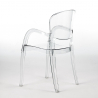 Jaipur M spisebords sæt: 4 gennemsigtige stole og 160x80 cm træ bord Køb