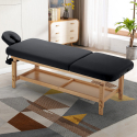 Professionelt massagebriks flytbar ryg 225 cm komfort i træ og eco læder