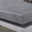 Skrivebord 170x80cm kontorstudie smartworking grå hvid Metaldesk Rabatter
