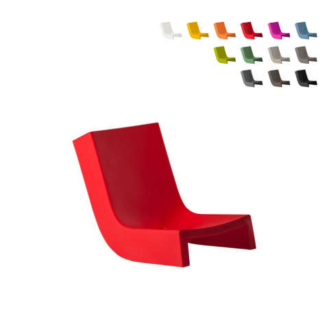 Twist Slide gyngestol vippende lænestol i polyethylen mange farver Kampagne