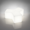 Ypsilon Slide lysende bænk modulær skammel lampe bord af polyethylen Tilbud