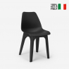 Eolo Progarden moderne italiensk spisbords stol havestol af polypropylen Udvalg