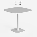 Circumdo lille spisebord 80x80 cm design træ malet sort eller hvid På Tilbud