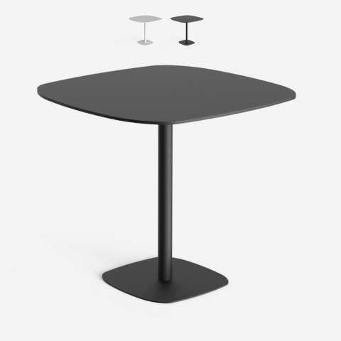 Circumdo lille spisebord 80x80 cm design træ malet sort eller hvid 