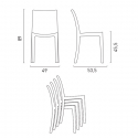 Barrett White cafebord sæt: 4 polyrattan stole og 90x90 cm hvid bord 