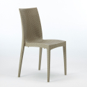 Barrett White cafebord sæt: 4 polyrattan stole og 90x90 cm hvid bord Pris