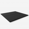 Fit Square 1x1m gummiflise underlag til fitness trænings maskine måtte Mål