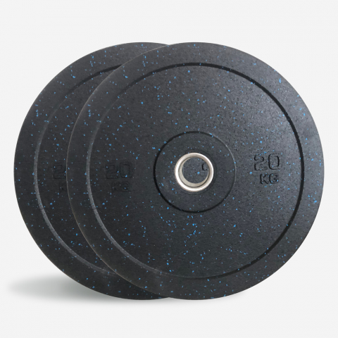Bumper HD Dot 2 x 20 kg vægtskiver til olympiske vægtstang 50 mm Kampagne