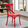 Sæt med 20 Vintage AHD stol spisebordsstole design plast i mange farver Mængderabat
