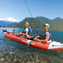 Intex 68309 Excursion Pro oppustelig kajak gummibåd kano til 2 personer Udsalg