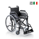 Letvægts kørestol i kulfiber 11,5kg foldbar Levis Surace På Tilbud