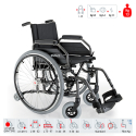 Letvægts kørestol i aluminium 13kg foldbar Eureka Surace Tilbud