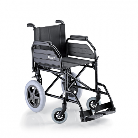 Foldbar letvægts kørestol 10 kg transportkørestol aluminium S10 Surace Kampagne
