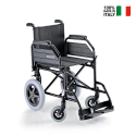 Foldbar letvægts kørestol 10 kg transportkørestol aluminium S10 Surace På Tilbud