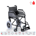 Foldbar letvægts kørestol 10 kg transportkørestol aluminium S10 Surace Tilbud