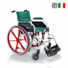 Foldbar kørestol i letvægts aluminium 15kg Itala Surace På Tilbud