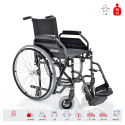 Letvægts kørestol i aluminium 15 kg foldbar Superitala Surace Tilbud