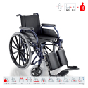 Letvægts foldbar kørestol hjælpemiddel med benstøtte 500 Surace Tilbud