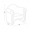 Easy Chair Slide design lænestol lavet af polyethylen med indbygget lys Udsalg